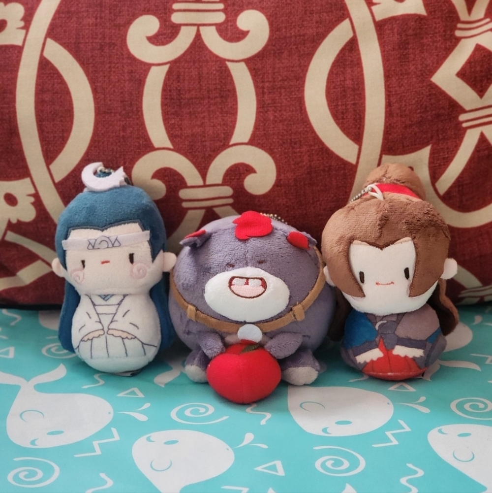 The Untamed Lan Wang Ji Wei Wu Xian Plush Keychain Mo Dao Zu Shi Danmei MDZS